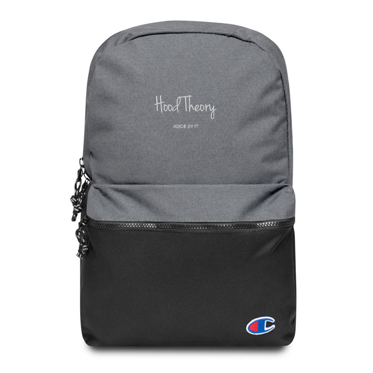 Hood Theory (WNB) Unisex Embroidered Champion Backpack
