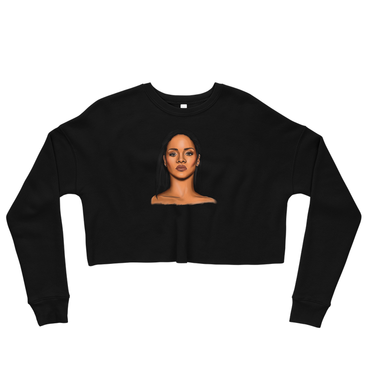 Hood Theory Hip Hop (RIHANNA) Women's Crop Sweatshirt